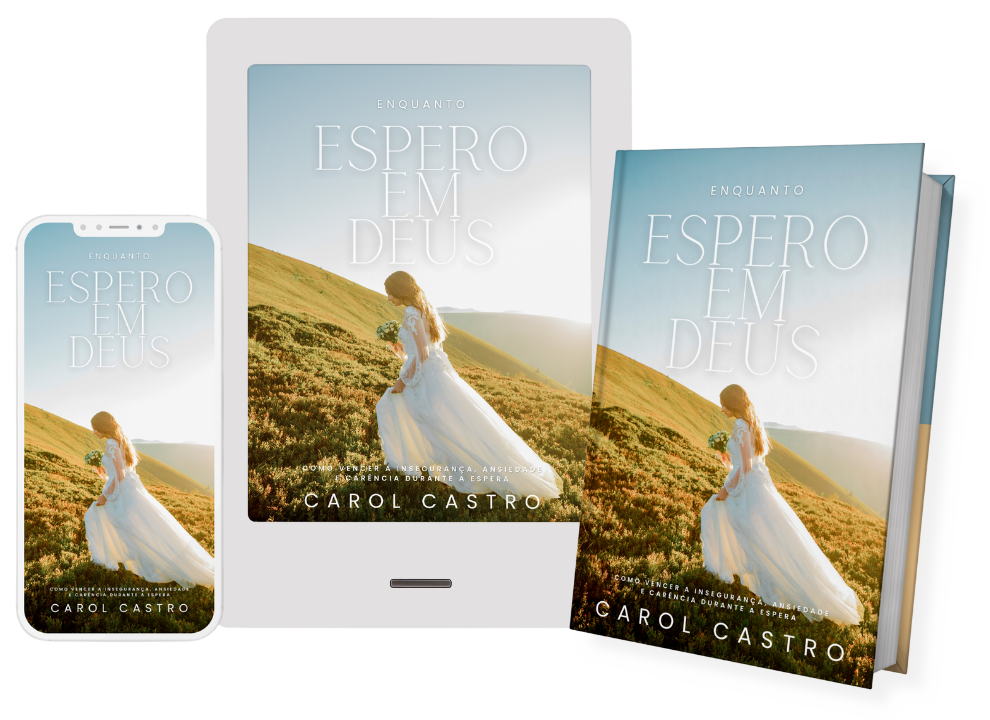 Mockup do e-book Enquanto Espero em Deus